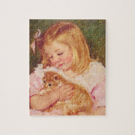 Sara Holding a Cat (von Mary Cassatt) Puzzle