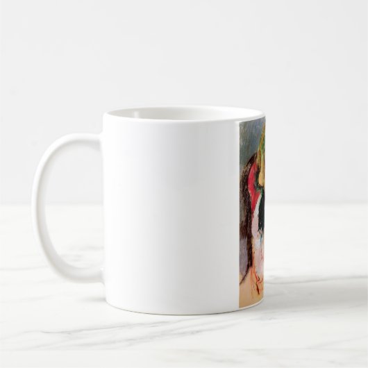 Sara mit ihrem Hund, Cassatt Kaffeetasse (Links)