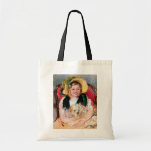 Sara mit ihrem Hund, Cassatt Tragetasche