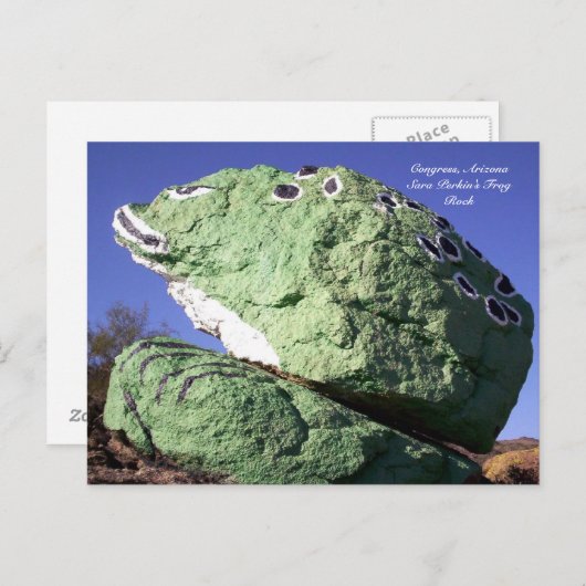 Sara Perkins Frog Rock Postkarte (Vorne/Hinten)