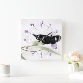 Sara Quadratische Wanduhr (Zuhause)