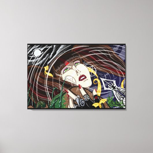 Sara-Rose am Teich gepflasterte Canvas-Prints Leinwanddruck (Vorderseite)