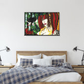 Sara Rose Leinwanddruck (Insitu (Schlafzimmer))