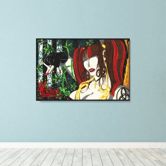 Sara Rose Leinwanddruck (Insitu (Holzboden))