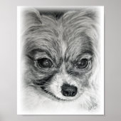 Sara Zeichnend Poster (Vorne)