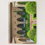 Saragossa. Aljaferia Palace.Patio De Santa Isabel. Puzzle (Vertikal)