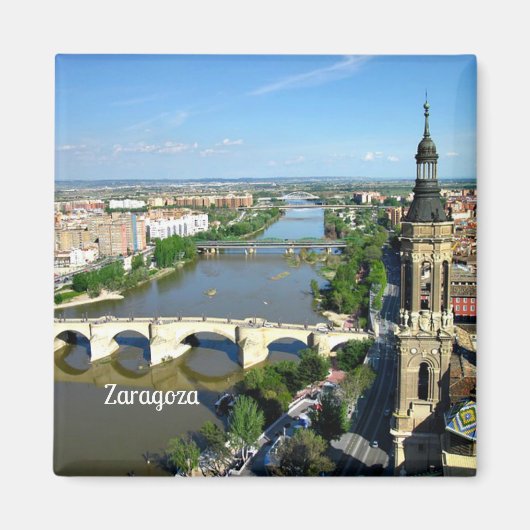 Saragossa, Aragon, Spanien Magnet (Vorne)