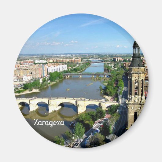 Saragossa, Aragon, Spanien Magnet (Vorne)