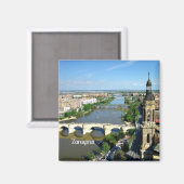 Saragossa, Aragon, Spanien Magnet (Vorderseite/Rückseite)