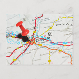 Saragossa, Aragon, Spanien Postkarte