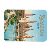 Saragossa, Spanien Magnet (Horizontal)