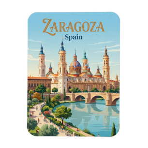 Saragossa, Spanien Magnet
