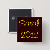 Sarah 2012 button (Vorne & Hinten)