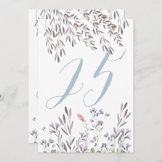 Sarah - 25 einladung (Vorne/Hinten)