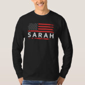 SARAH AMERICAN FLAG FOR SARAH T-Shirt (Vorderseite)