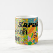 Sarah aus der Orphan Black abstrakt Art, Multi-Sch Kaffeetasse (VorderseiteRechts)