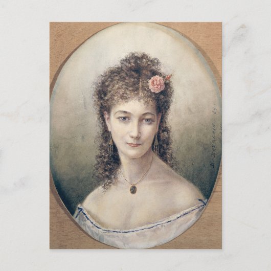 Sarah Bernhard 1869 Postkarte (Vorderseite)