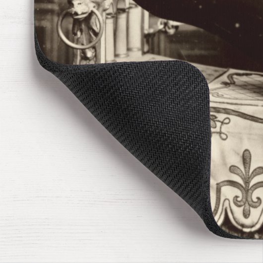 Sarah Bernhardt (1844-1923) als Hamlet 1899 Mousepad (Ecke)