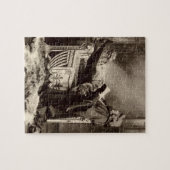 Sarah Bernhardt (1844-1923) als Hamlet 1899 Puzzle (Horizontal)