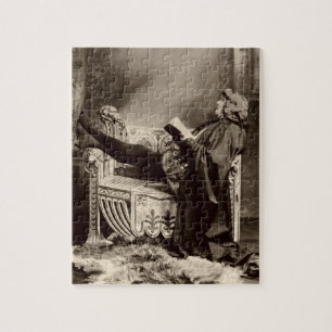 Sarah Bernhardt (1844-1923) als Hamlet 1899 Puzzle