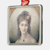 Sarah Bernhardt 1869 Silbernes Ornament (Links)