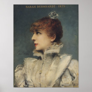 Sarah Bernhardt 1875 Poster