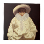 Sarah Bernhardt als Pierrot Fliese (Vorderseite)
