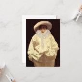 Sarah Bernhardt als Pierrot Karte (Vorderseite/Rückseite Beispiel)