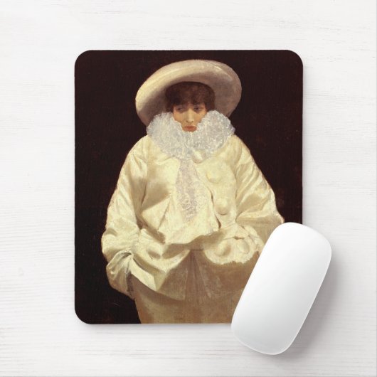 Sarah Bernhardt als Pierrot (Sad Clown) Mousepad (Mit Mouse)