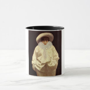 Sarah Bernhardt als Pierrot Tasse