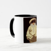 Sarah Bernhardt als Pierrot Tasse (Vorderseite Links)