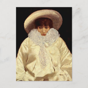 „Sarah Bernhardt als Pierrot“ von Giuseppe De Nitt Postkarte