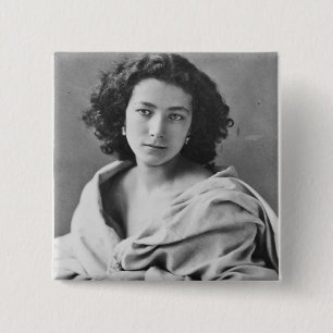 Sarah Bernhardt im Kostüm, c.1860 Button