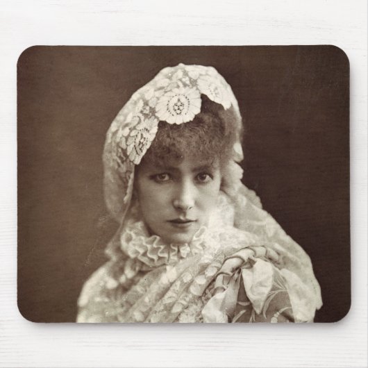 Sarah Bernhardt in der Rolle von Marion Delorme Mousepad (Vorne)