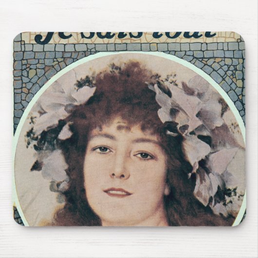 Sarah Bernhardt in Gismonda Mousepad (Vorne)