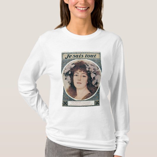Sarah Bernhardt in Gismonda T-Shirt (Vorderseite)