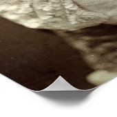 Sarah Bernhardt in Marion Delorme Poster (Ecke)