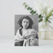 Sarah Bernhardt, Kostüm, c.1860 Postkarte (Stehend Vorderseite)