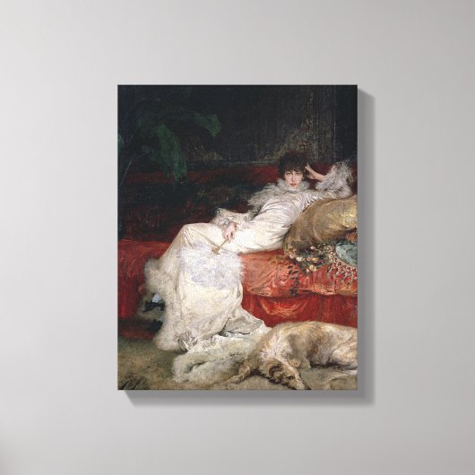 Sarah Bernhardt Leinwanddruck (Vorderseite)
