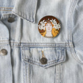 Sarah Bernhardt, Mucha Button (Beispiel)