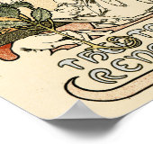 SARAH BERNHARDT Paris Theater Mucha Poster (Ecke)