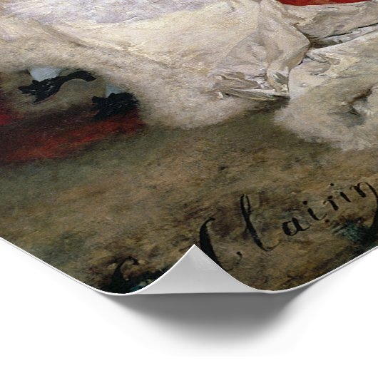 Sarah Bernhardt Poster (Ecke)