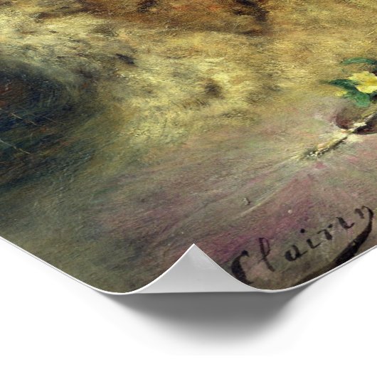 Sarah Bernhardt Poster (Ecke)