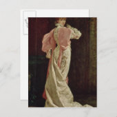 Sarah Bernhardt Postkarte (Vorne/Hinten)
