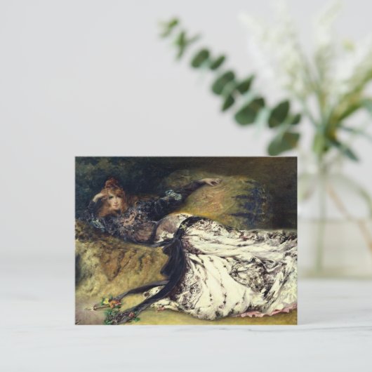 Sarah Bernhardt Postkarte (Stehend Vorderseite)