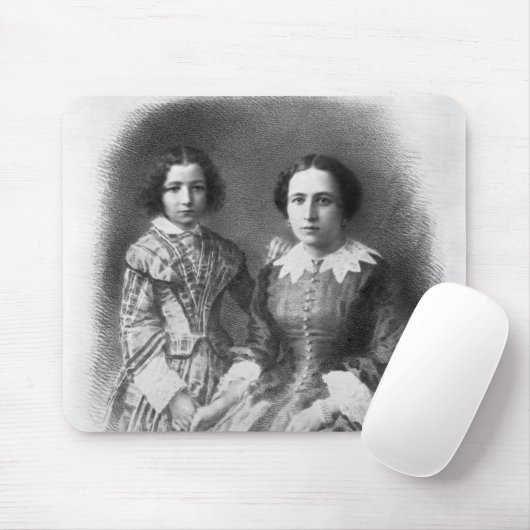 Sarah Bernhardt und ihre Mutter? Mousepad (Mit Mouse)