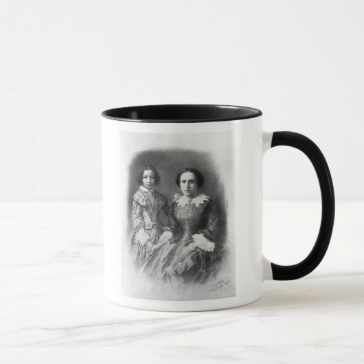 Sarah Bernhardt und ihre Mutter? Tasse (Rechts)