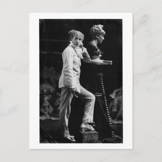 Sarah Bernhardt Vintages Foto - 1876 Postkarte (Vorderseite)