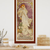 Sarah Bernhardt - Von Alfons Mucha Poster (Küche)