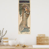 Sarah Bernhardt von Alphonse Mucha Poster (Küche)